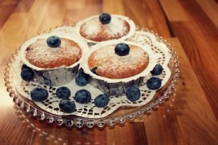 Heidelbeer-Kokos-Muffin